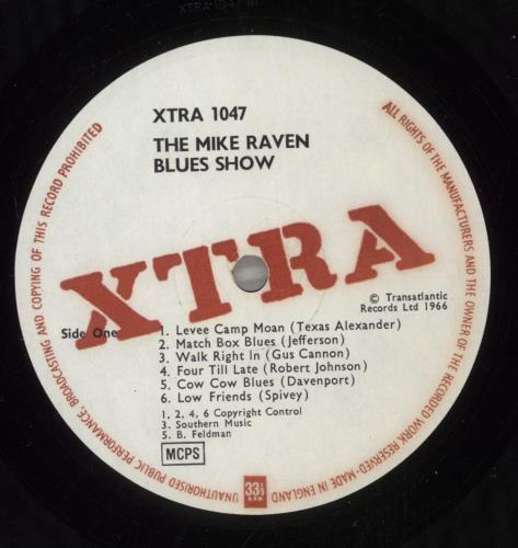 Various-Blues & Gospel The Mike Raven Blues Show vinyl LP album (LP record) UK V-BLPTH771191