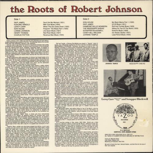 Various-Blues & Gospel The Roots Of Robert Johnson vinyl LP album (LP record) US V-BLPTH872108