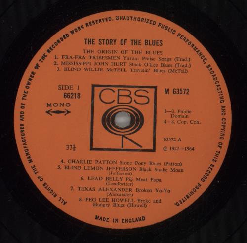 Various-Blues & Gospel The Story Of The Blues - 1st 2-LP vinyl record set (Double LP Album) UK V-B2LTH300283