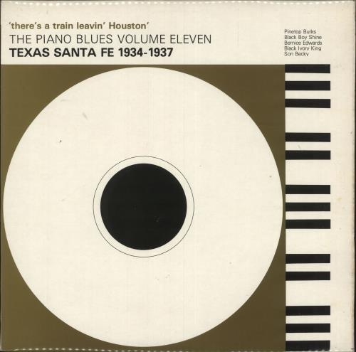 Various-Blues & Gospel There's A Train Leavin' Houston - Texas Santa Fe 1934-1937 vinyl LP album (LP record) UK V-BLPTH744084
