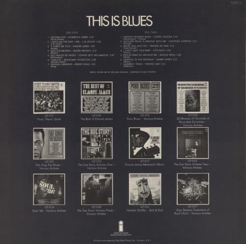 Various-Blues & Gospel This Is Blues - Stickered sleeve vinyl LP album (LP record) UK V-BLPTH263390