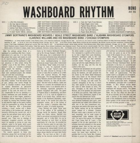 Various-Blues & Gospel Washboard Rhythm vinyl LP album (LP record) UK V-BLPWA539009