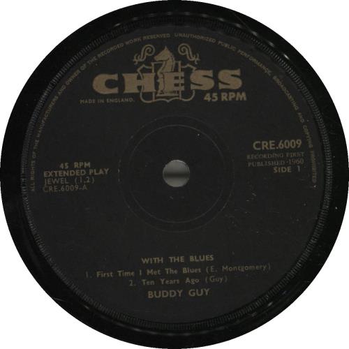 Various-Blues & Gospel With The Blues 7" vinyl single (7 inch record / 45) UK V-B07WI695382