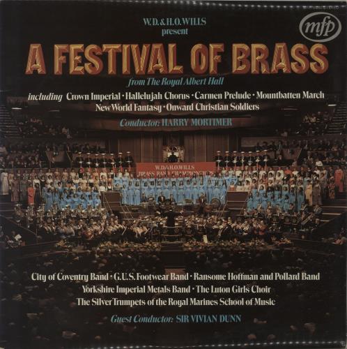 Various-Brass Bands A Festival Of Brass vinyl LP album (LP record) UK VB8LPAF458634