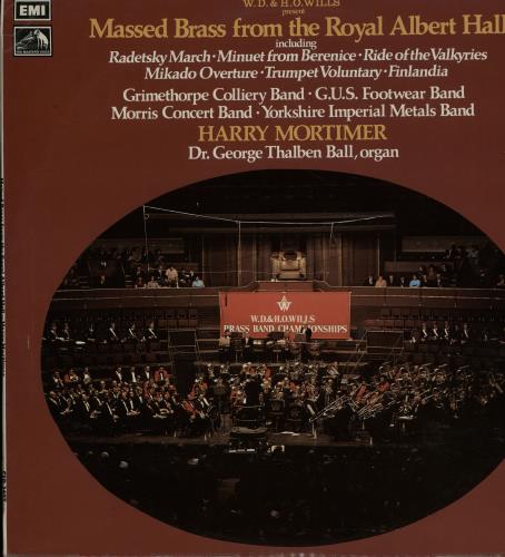 Various-Brass Bands Massed Brass From The Royal Albert Hall vinyl LP album (LP record) UK VB8LPMA644486