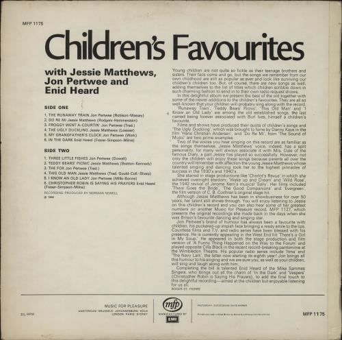 Various-Childrens Children's Favourites vinyl LP album (LP record) UK VC0LPCH764581