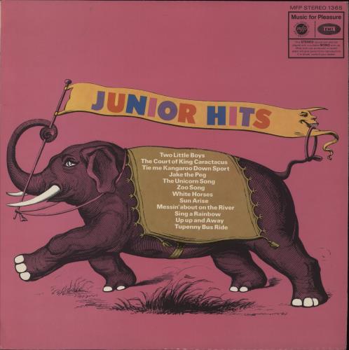 Various-Childrens Junior Hits vinyl LP album (LP record) UK VC0LPJU874546