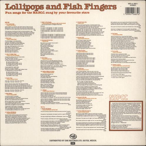 Various-Childrens Lollipops And Fish Fingers vinyl LP album (LP record) UK VC0LPLO777897