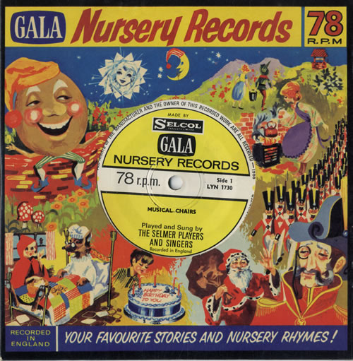 Various-Childrens Musical Chairs 7" vinyl single (7 inch record / 45) UK VC007MU578833