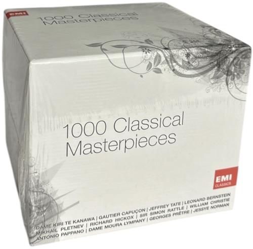 Various-Classical & Orchestral 1000 Classical Masterpieces - Sealed CD Album Box Set German VAFDXCL877511