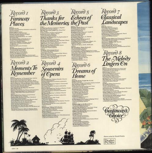 Various-Classical & Orchestral Castaway's Choice Vinyl Box Set UK VAFVXCA721529