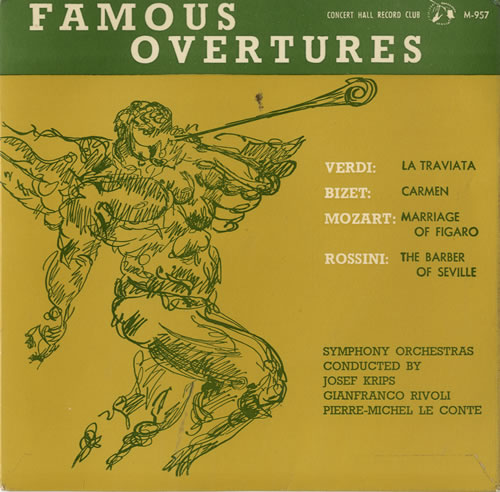 Various-Classical & Orchestral Famous Overtures EP 7" vinyl single (7 inch record / 45) UK VAF07FA576079