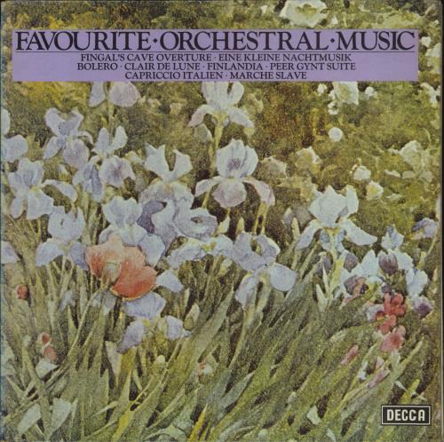 Various-Classical & Orchestral Favourite Orchestral Music vinyl LP album (LP record) UK VAFLPFA830955