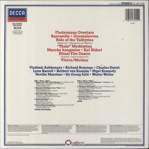 Various-Classical & Orchestral Fledermaus Overture, Barcarolle, Greensleeves, etc... vinyl LP album (LP record) UK VAFLPFL537616