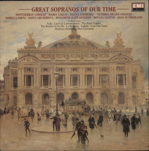 Various-Classical & Orchestral Great Sopranos Of Our Time vinyl LP album (LP record) UK VAFLPGR880133