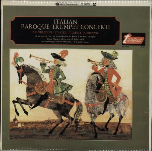 Various-Classical & Orchestral Italian Baroque Trumpet Concerti vinyl LP album (LP record) UK VAFLPIT762279