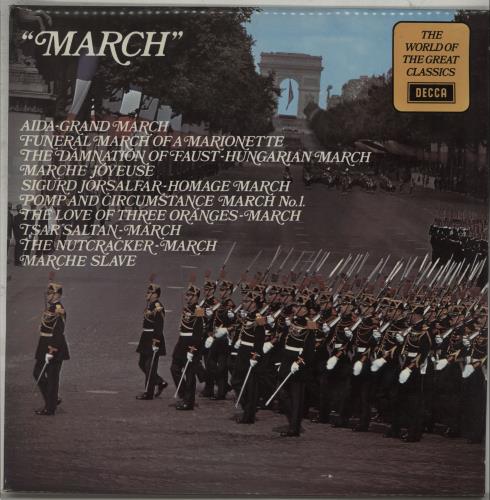 Various-Classical & Orchestral March vinyl LP album (LP record) UK VAFLPMA670110
