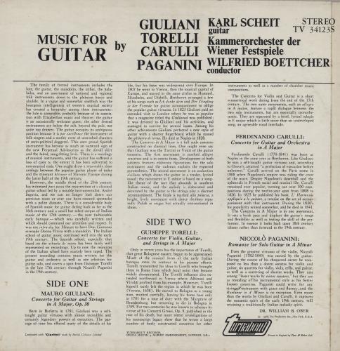 Various-Classical & Orchestral Music For Guitar vinyl LP album (LP record) UK VAFLPMU760504