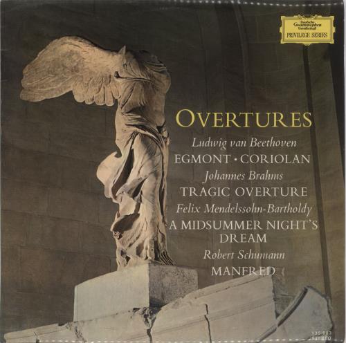 Various-Classical & Orchestral Overtures vinyl LP album (LP record) German VAFLPOV892193
