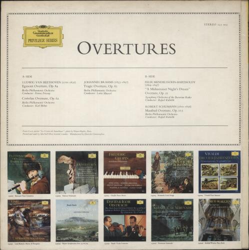 Various-Classical & Orchestral Overtures vinyl LP album (LP record) German VAFLPOV892193