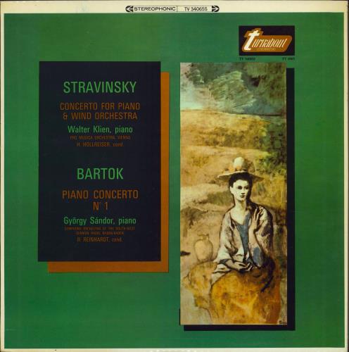 Various-Classical & Orchestral Stravinsky: Concerto For Piano & Wind Orchestra / Bartok: Piano Concerto No. 1 vinyl LP album (LP record) UK VAFLPST770858