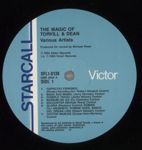 Various-Classical & Orchestral The Magic Of Torvill & Dean vinyl LP album (LP record) Austrian VAFLPTH879853
