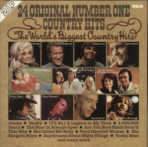 Various-Country 24 Original Number One Country Hits 2-LP vinyl record set (Double LP Album) German CVA2LOR723962