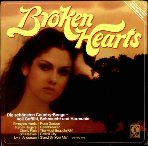 Various-Country Broken Hearts vinyl LP album (LP record) German CVALPBR508183