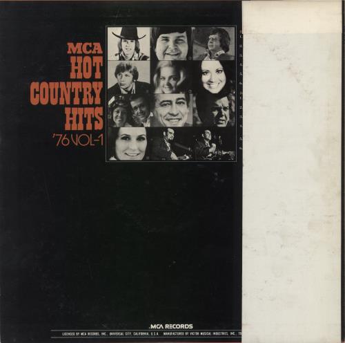 Various-Country Hot Country Hits '76 vinyl LP album (LP record) Japanese CVALPHO873651