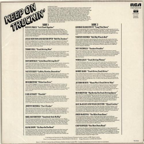 Various-Country Keep On Truckin' vinyl LP album (LP record) UK CVALPKE699552