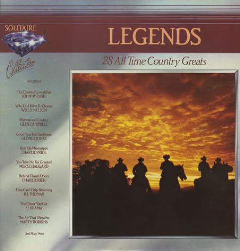 Various-Country Legends 2-LP vinyl record set (Double LP Album) UK CVA2LLE367268