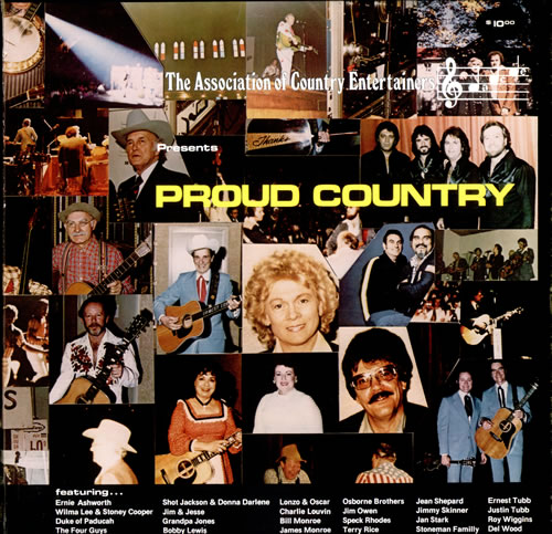 Various-Country Proud Country 2-LP vinyl record set (Double LP Album) US CVA2LPR524645