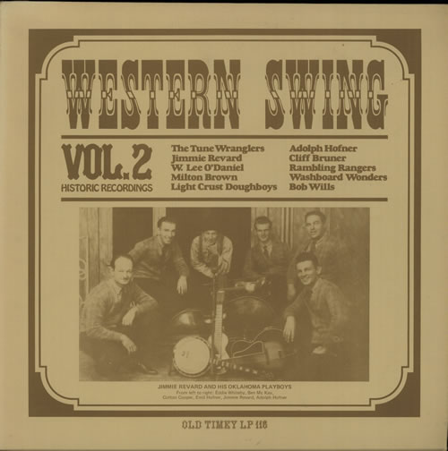 Various-Country Western Swing Vol.2 vinyl LP album (LP record) US CVALPWE632372