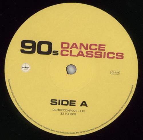 Various-Dance 90s Dance Classics 2-LP vinyl record set (Double LP Album) UK D.V2LSD869956