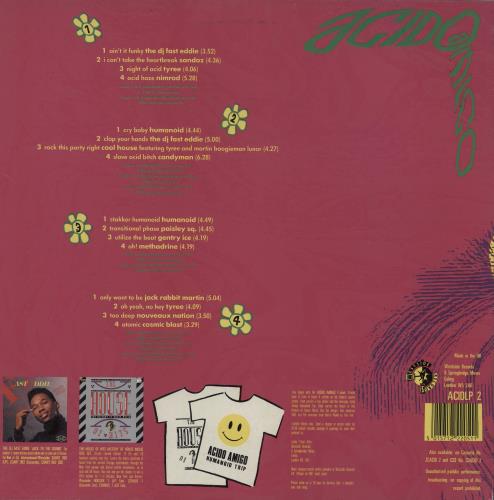 Various-Dance Acido Amigo 2-LP vinyl record set (Double LP Album) UK D.V2LAC759171