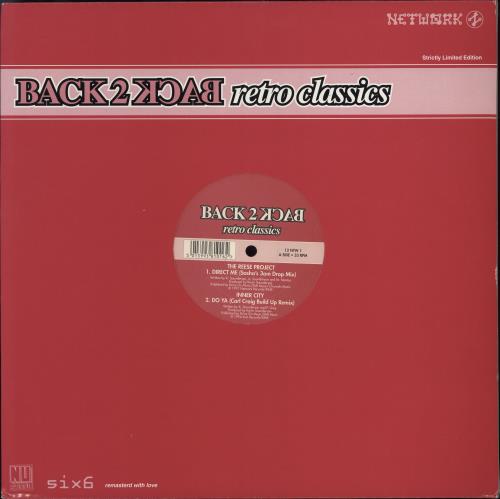 Various-Dance Back 2 Back Retro Classics 12" vinyl single (12 inch record / Maxi-single) UK D.V12BA776073