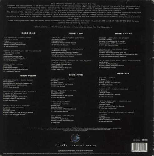 Various-Dance Creative Trip Hop 3-LP vinyl record set (Triple LP Album) UK D.V3LCR887963