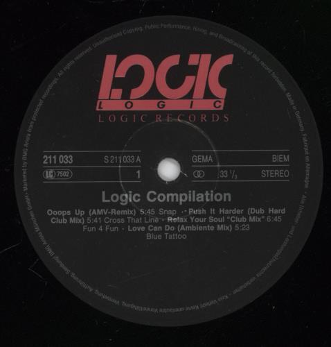 Various-Dance Dance Logic vinyl LP album (LP record) German D.VLPDA890849