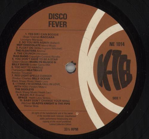 Various-Dance Disco Fever vinyl LP album (LP record) UK D.VLPDI588202