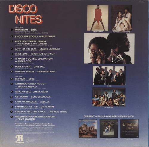 Various-Dance Disco Nites + Disco Daze 2-LP vinyl record set (Double LP Album) UK D.V2LDI809352