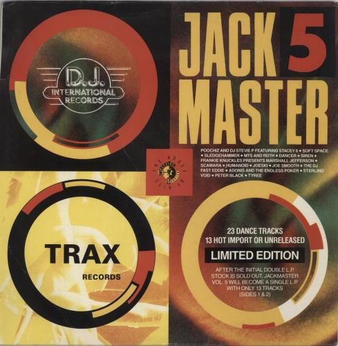 Various-Dance Jackmaster 5 2-LP vinyl record set (Double LP Album) UK D.V2LJA892337