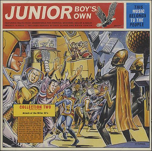 Various-Dance Junior Boy's Own - Collection Two CD album (CDLP) UK D.VCDJU369062