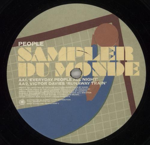 Various-Dance Sampler Du Monde 12" vinyl single (12 inch record / Maxi-single) UK D.V12SA868822