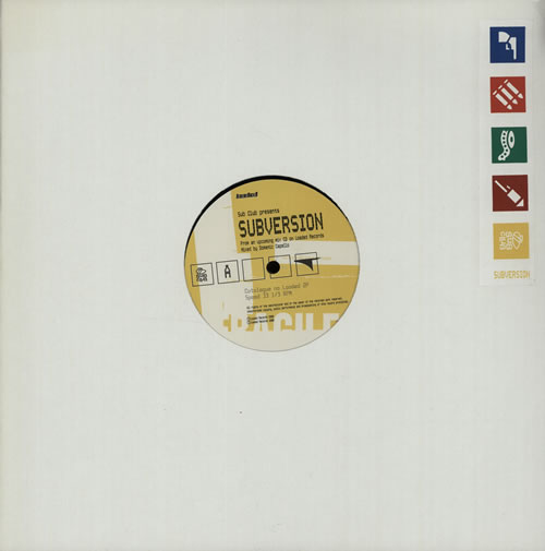 Various-Dance Subversion Sampler 12" vinyl single (12 inch record / Maxi-single) UK D.V12SU641946