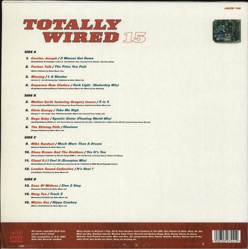 Various-Dance Totally Wired 15 2-LP vinyl record set (Double LP Album) UK D.V2LTO715670