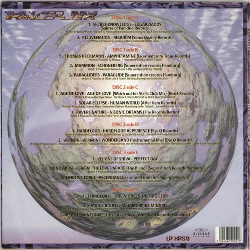 Various-Dance Trancefloor 3-LP vinyl record set (Triple LP Album) UK D.V3LTR710318