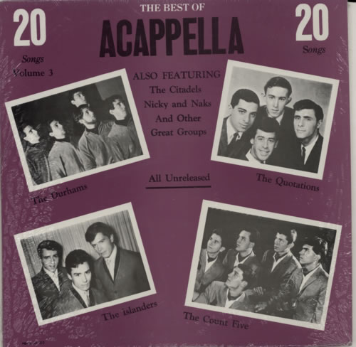 Various-Doo-Wop & Vocal The Best Of Acappella Vol. 3 vinyl LP album (LP record) US VGTLPTH594749