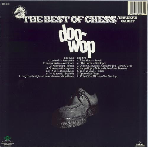 Various-Doo-Wop & Vocal The Best Of Chess Checker Cadet - Doo-Wop vinyl LP album (LP record) UK VGTLPTH787837