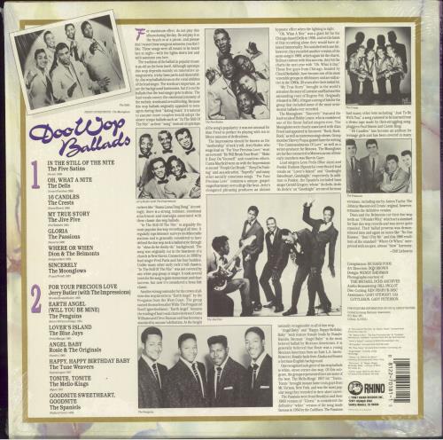 Various-Doo-Wop & Vocal The Best Of The Doo Wop Ballads vinyl LP album (LP record) US VGTLPTH816762