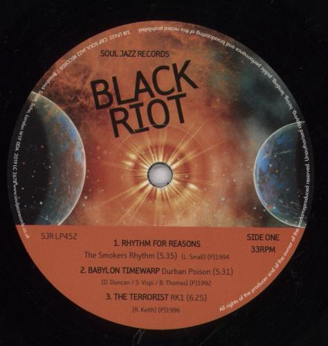 Various-Drum & Bass Jungle Black Riot - Early Jungle, Rave And Hardcore 2-LP vinyl record set (Double LP Album) UK V-C2LBL846642